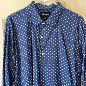 Men’s Bonobos Tech long sleeve shirt—XL slim fit